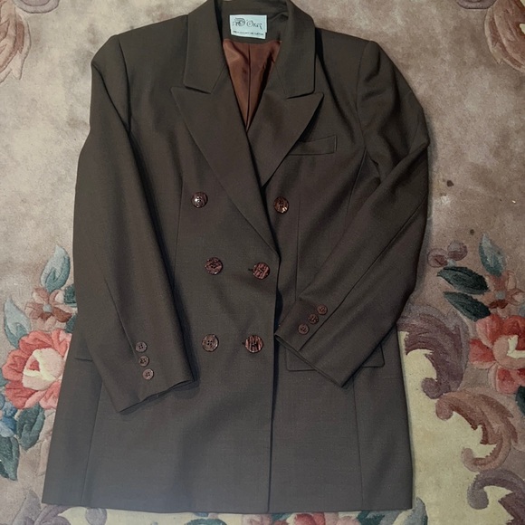 Vintage Double Breasted Wool Blazer - Picture 7 of 8